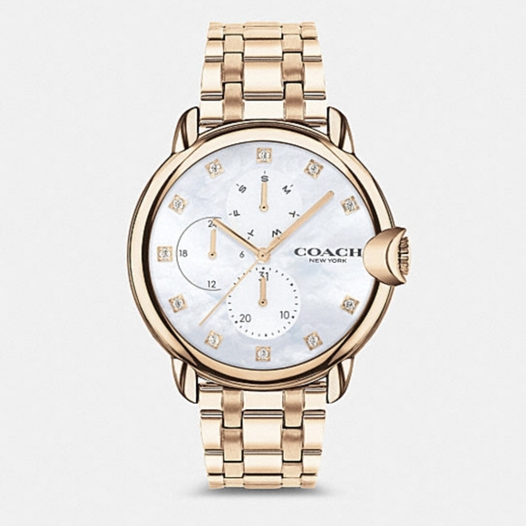 ‼️NEW‼️ COACH Arden Rose Gold Watch - Picture 1 of 11